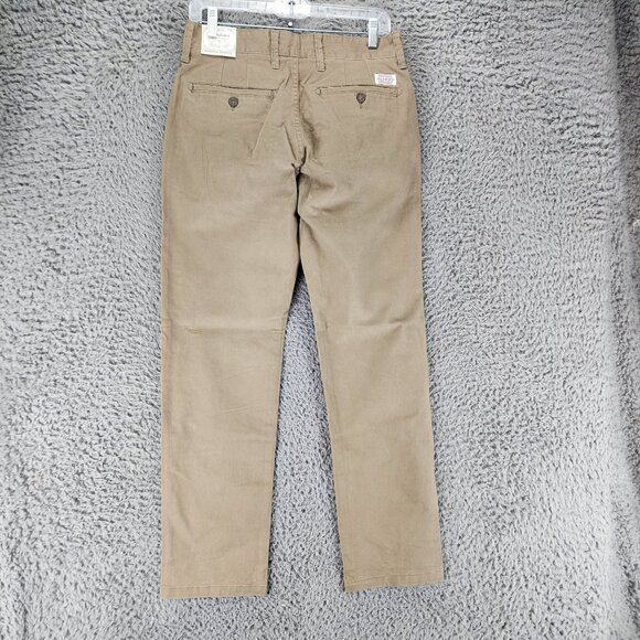 Flag & Anthem Pants Mens 28x32 Tan Stretch Nashville Straight Chino *NWT* - Picture 9 of 15